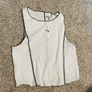 NEW Pacsun Exposed Seam contrast tank Top